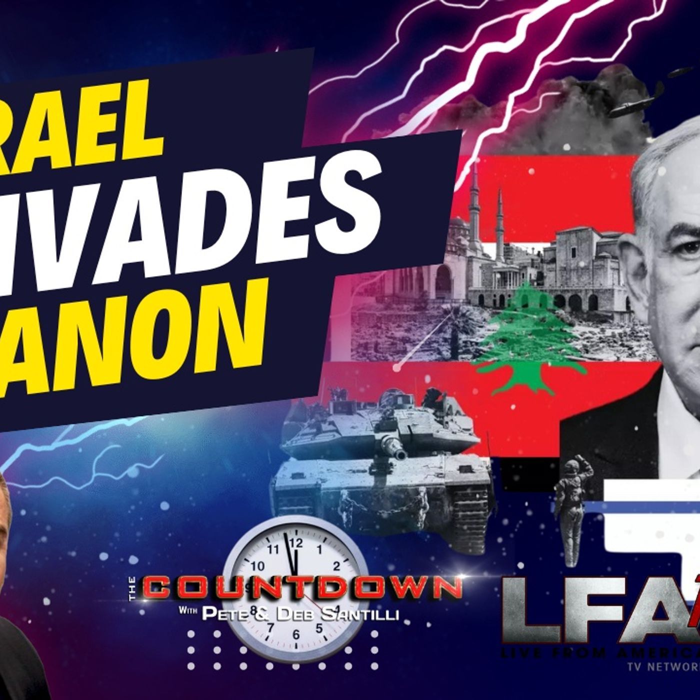 ISRAEL INVADES LEBANON [PETE SANTILLI SHOW #4248-8AM] episode artwork