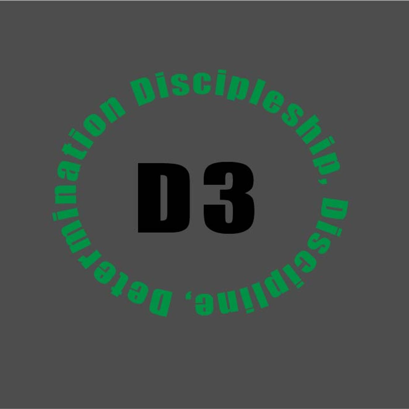D3: Discipleship, Discipline, Determination