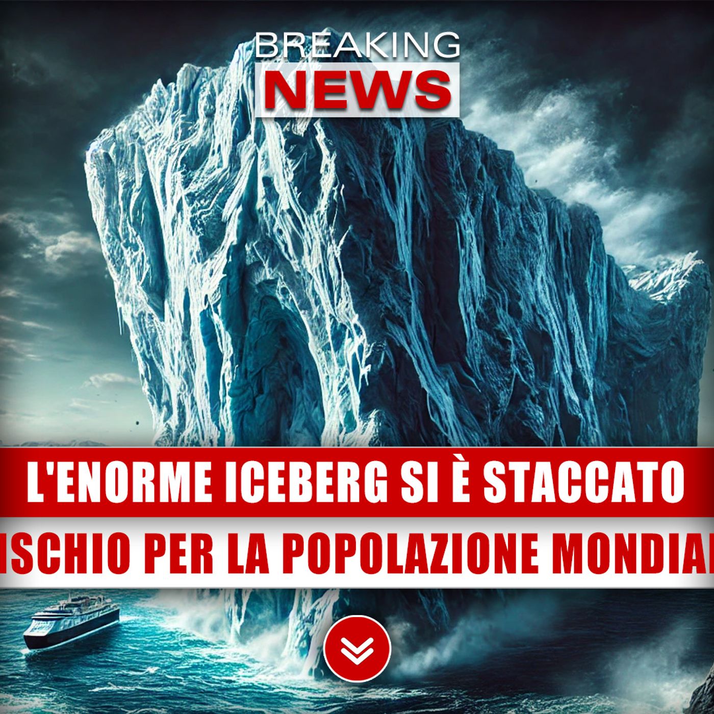 L'Enorme Iceberg Si È Staccato: Rischio Per La Popolazione Mondiale!