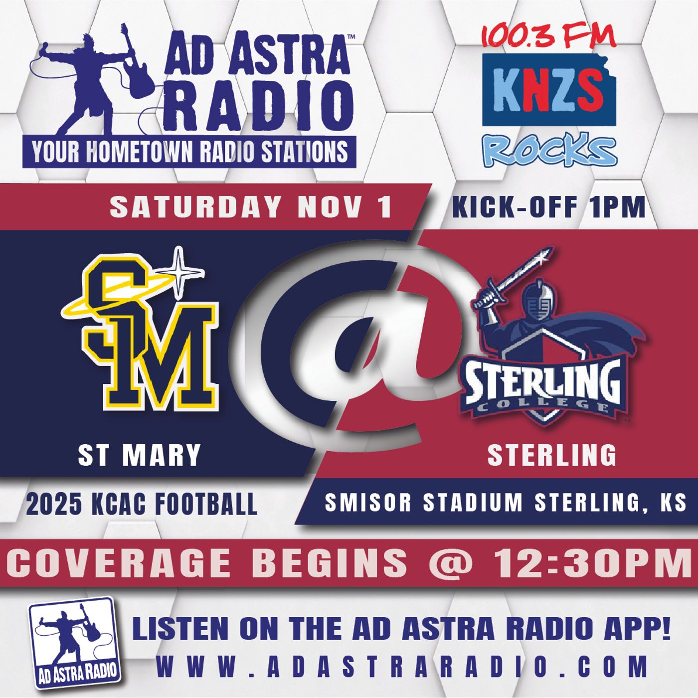 Saint Mary Spires at Sterling Warriors Football (November 1, 2025) episode artwork