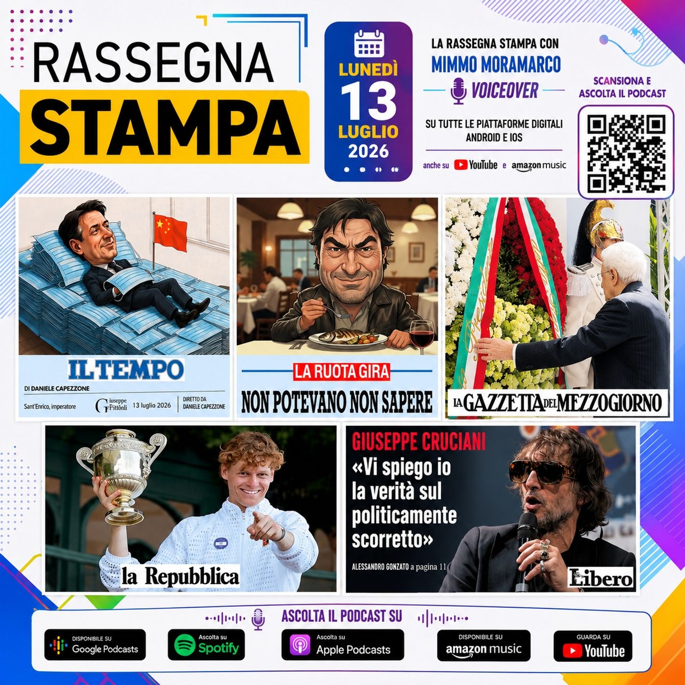 Rassegna stampa del 13 luglio 2026 episode artwork