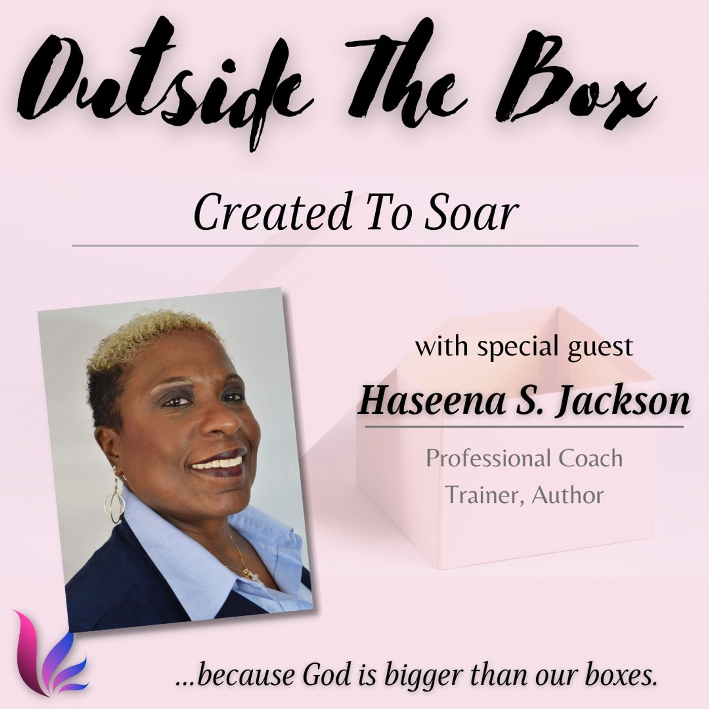 Created To Soar with Author & Life Coach, Haseena Jackson episode artwork