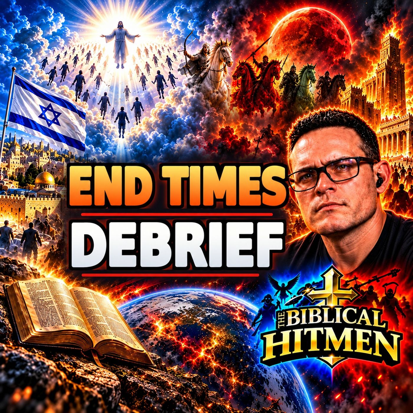 END TIMES DEBRIEF: Futurism| Antichrist| Mark of the Beast| Nephilim Agenda| Christian Martyrdom w/ John and Aaron episode artwork