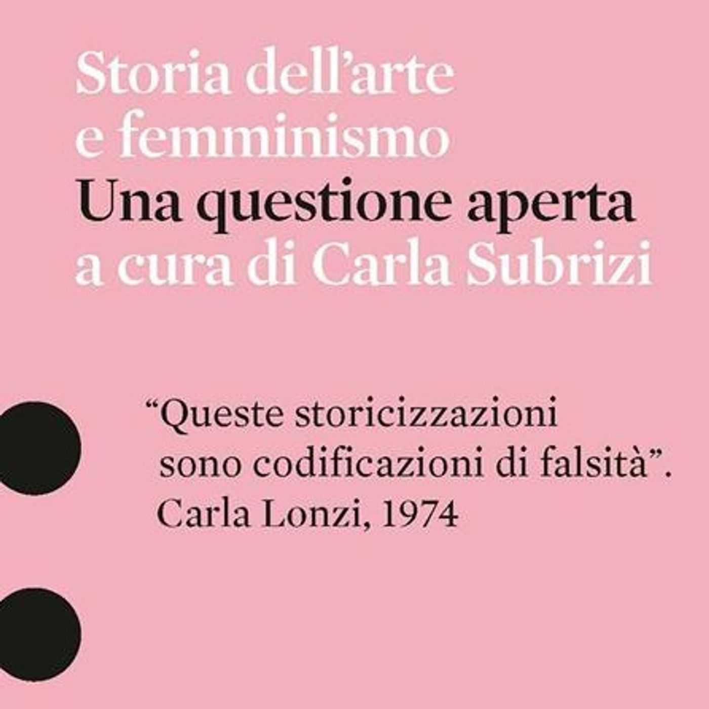 Carla Subrizi "Storia dell'arte e femminismo. Una questione aperta" episode artwork