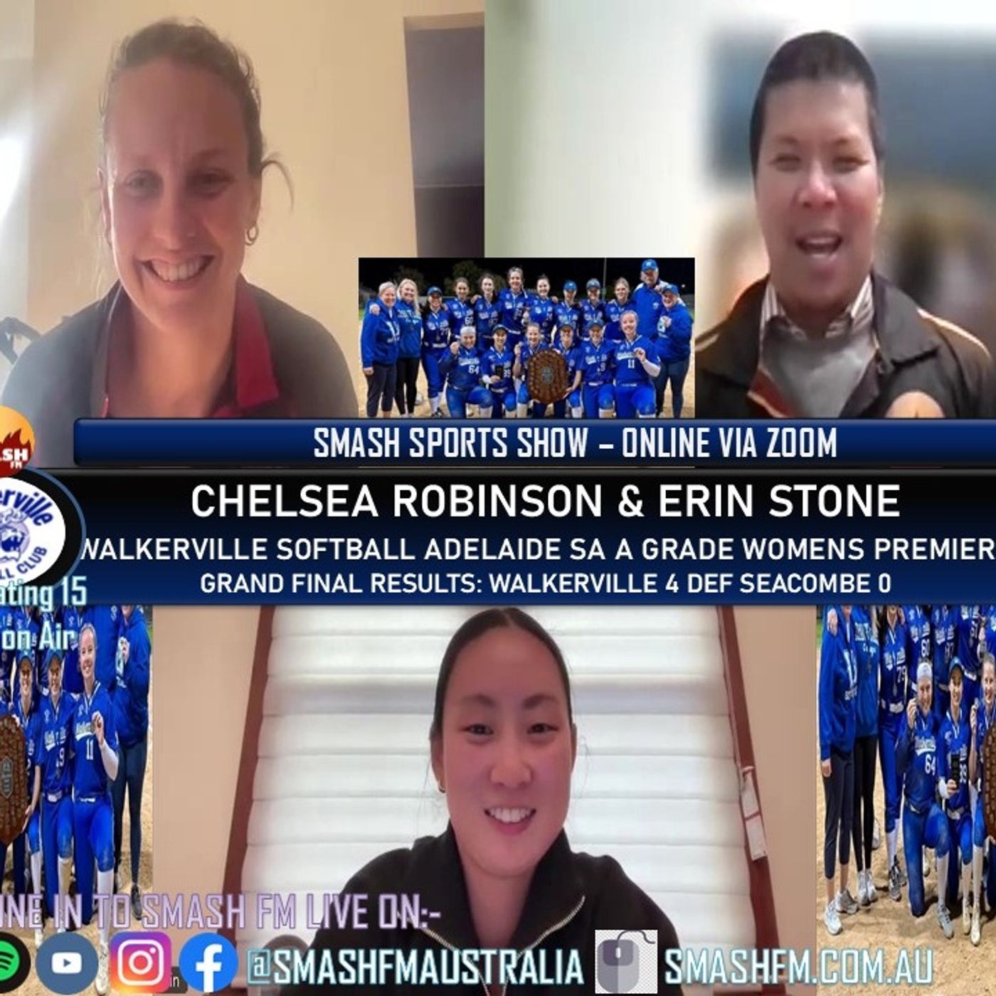 SSS15THYR: Walkerville Softball Club 2025 ASA A Grade Womens Premiership Interviews 200525