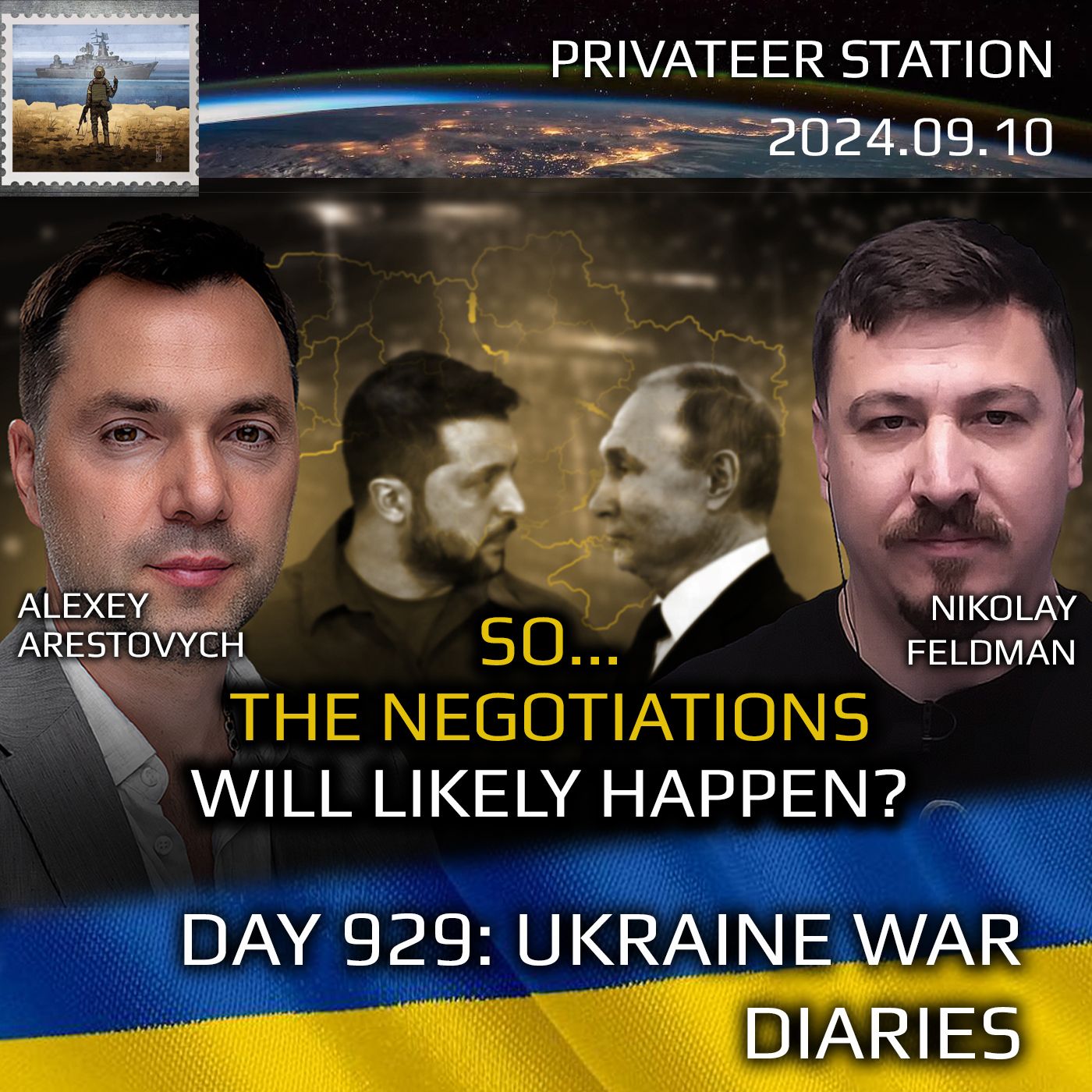 cover of episode War in Ukraine, Analytics. Day 929: So The Negotiations are Finally Going to Happen? Arestovych, Feldman