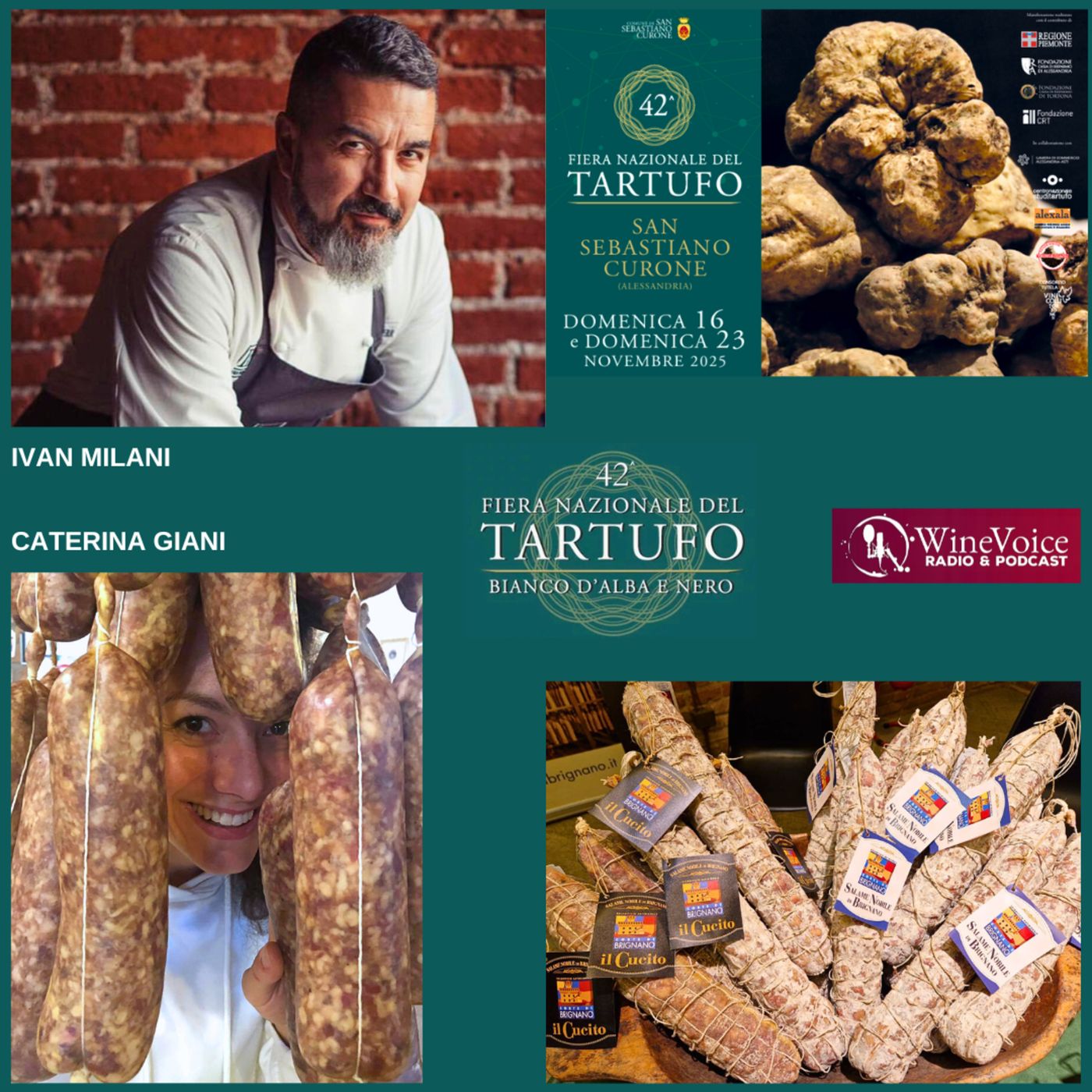 Le Terre del Vino: 42° Mostra Tartufo S.Sebastiano Curone (AL) - Ivan Milani e Caterina Giani: un territorio nel cuore episode artwork