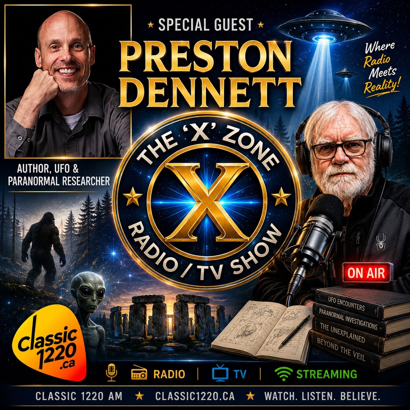 Rob McConnell Interviews - PRESTON DENNETT - Author, UFO & Paranormal Researcher