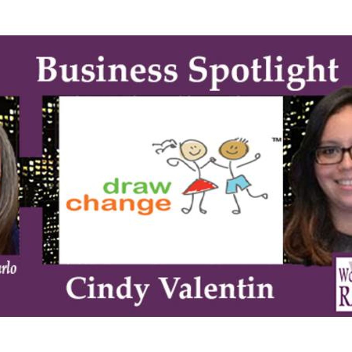 Cindy Valentin Shares drawchange.org in the Business Spotlight on WoMRadio