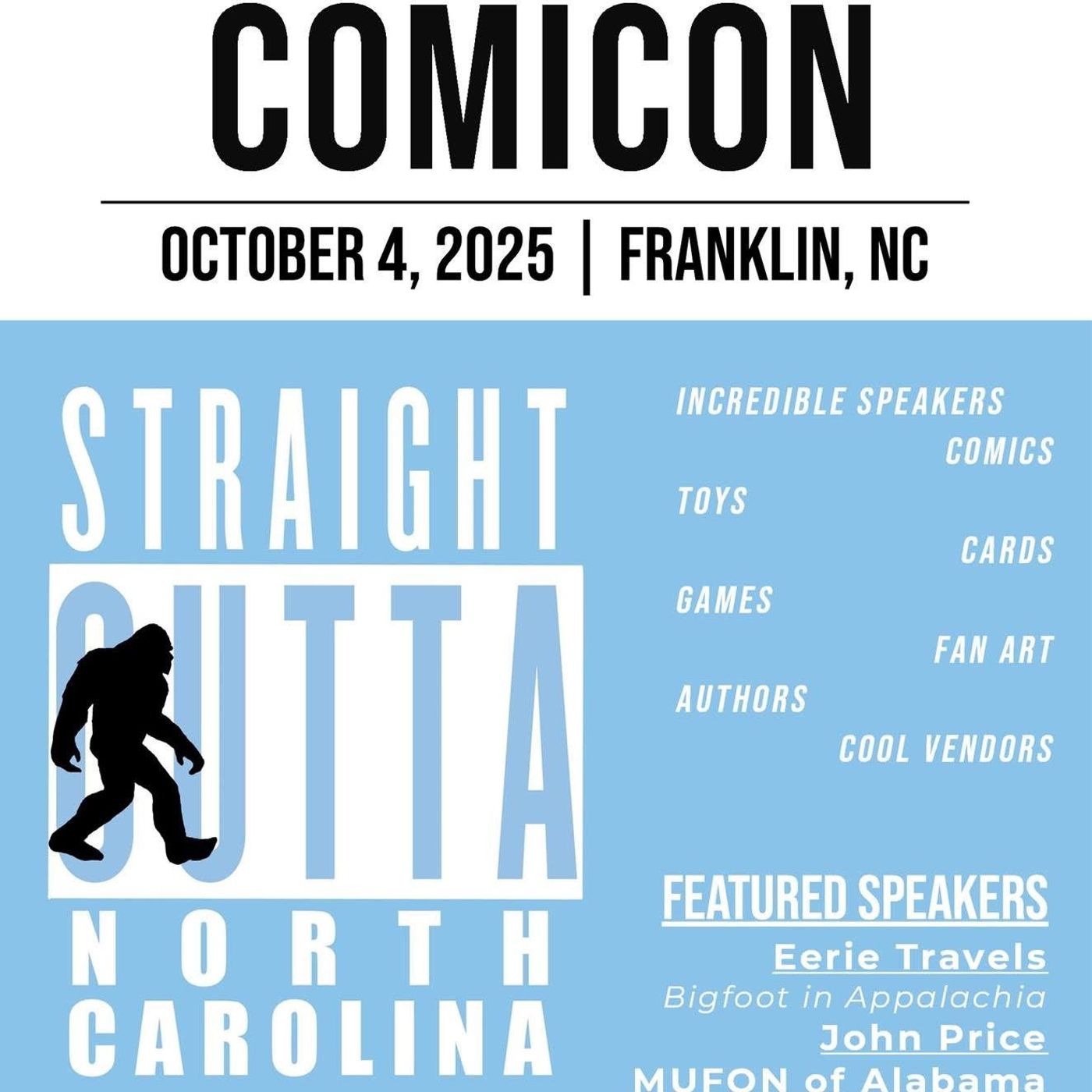 Franklin Bigfoot Comicon 10/4