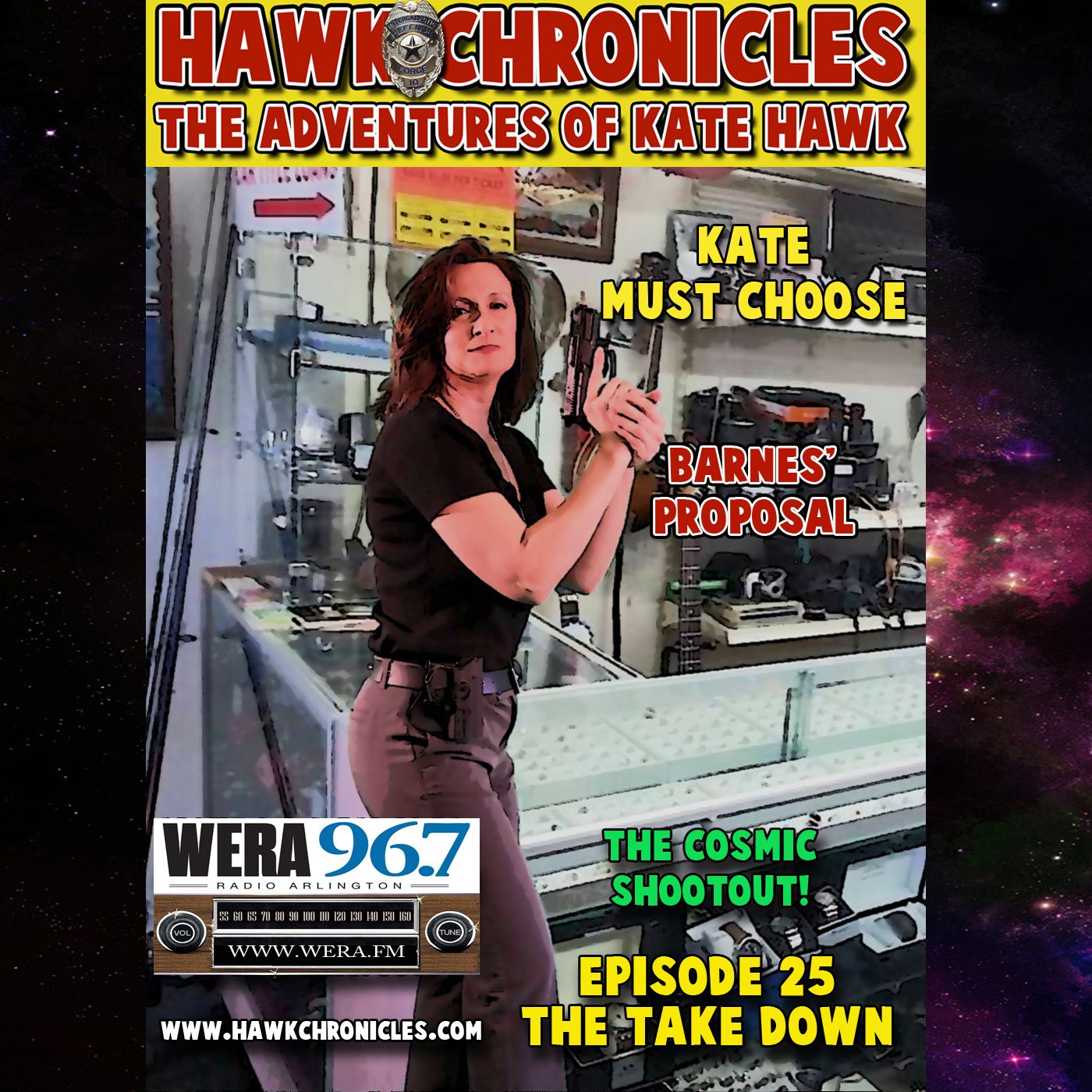 Episode 25 Hawk Chronicles "The Take Down" episode artwork