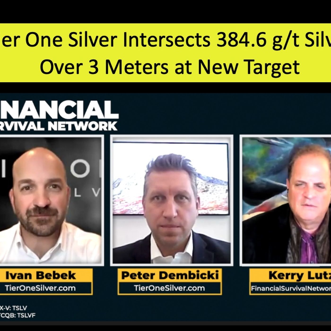 cover of episode Tier One Silver Intersects 384.6 g/t Silver Over 3 Meters at New Target