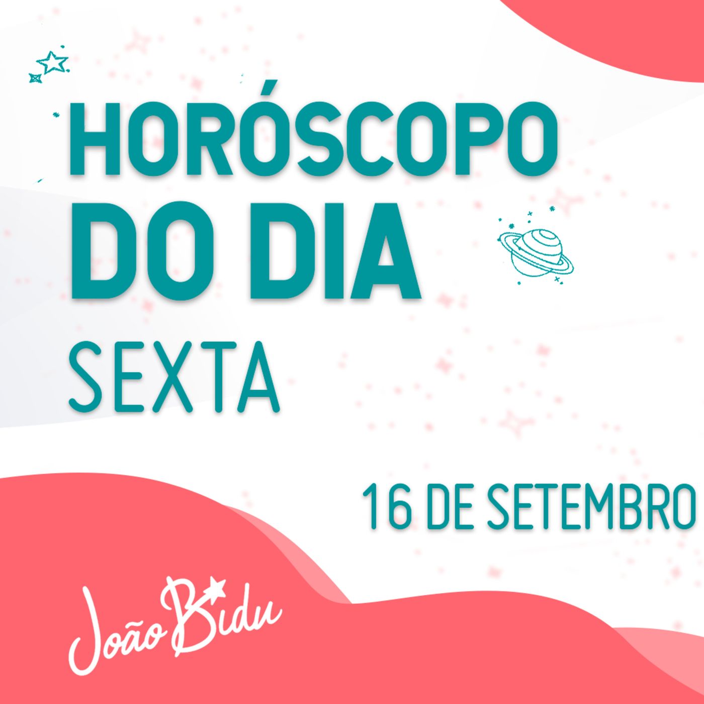 Horóscopo do Dia 16 de Setembro com João Bidu episode artwork