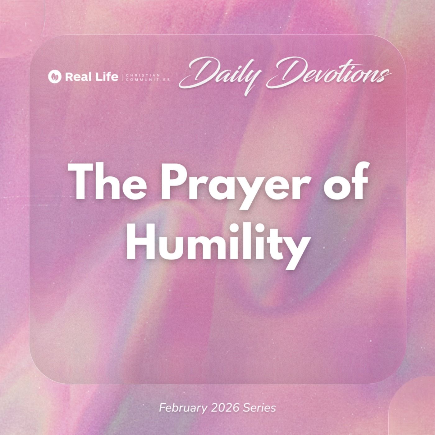 The Prayer of Humility | Pastor Bong Baylon