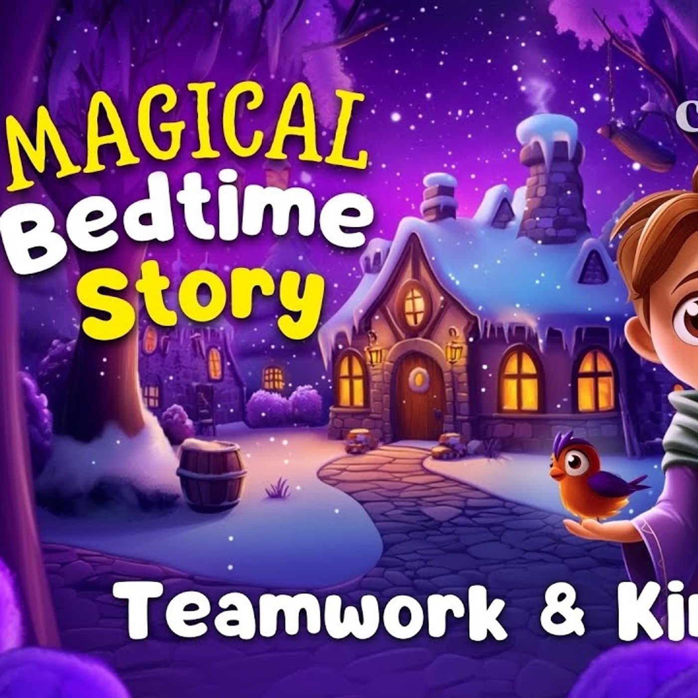 The Most Magical Kids Bedtime Story_ ✨The Jupiter Twins_ Snowy Night _ Calm Bedtime Stories for Kids episode artwork