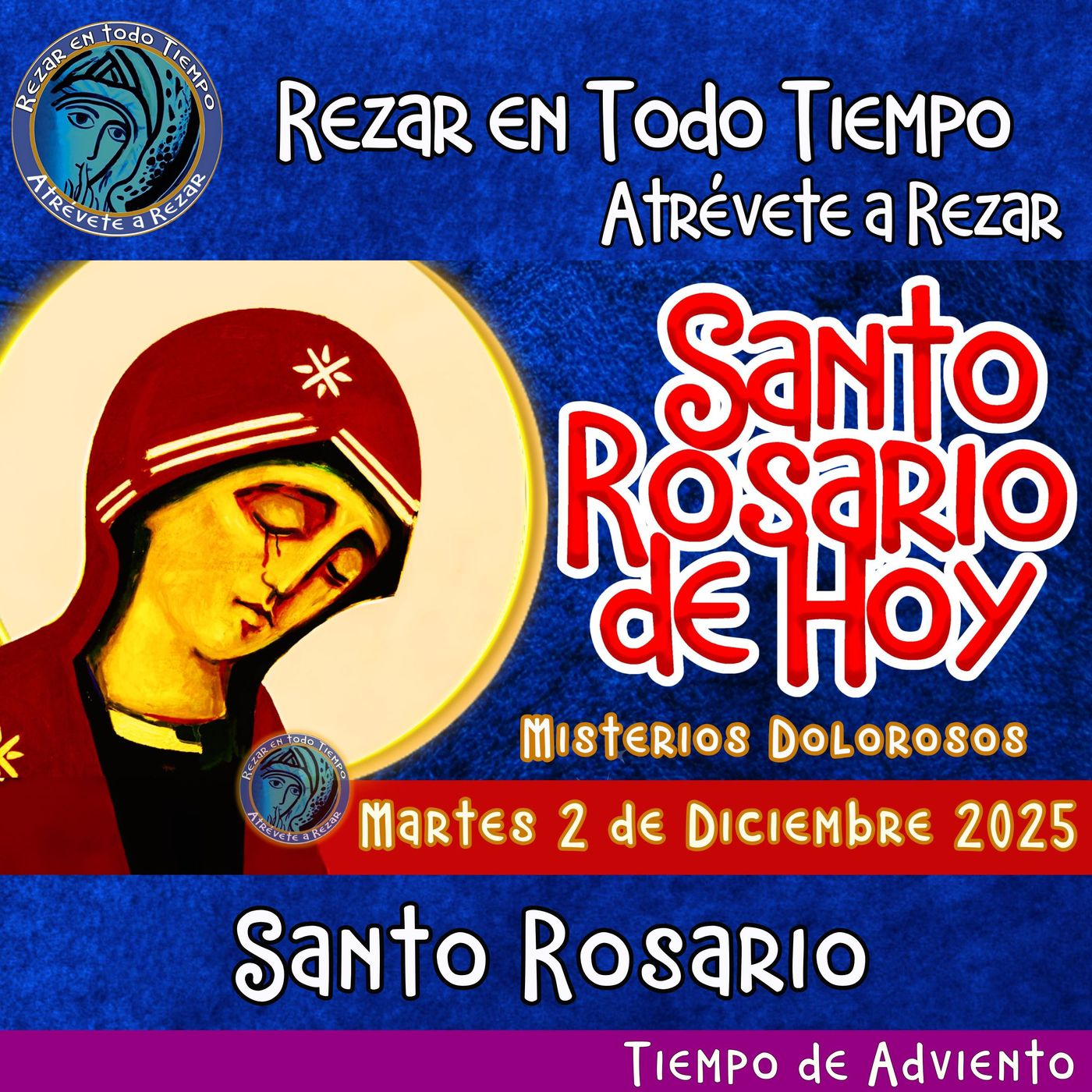 🔴 Rosario de hoy  Martes 2 de Diciembre 2025 🌹 MISTERIOS DOLOROSOS. episode artwork