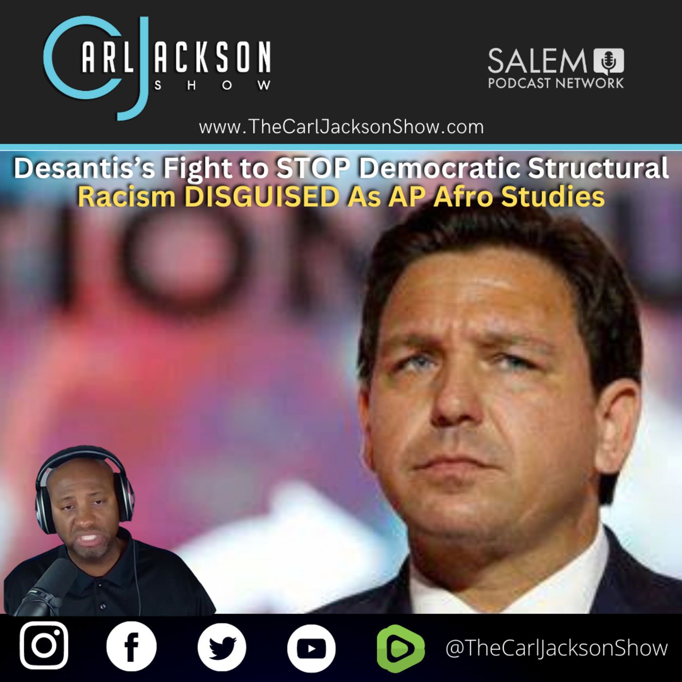 Desantis’s Fight to STOP Democratic Structural Racism DISGUISED As AP Afro Studies