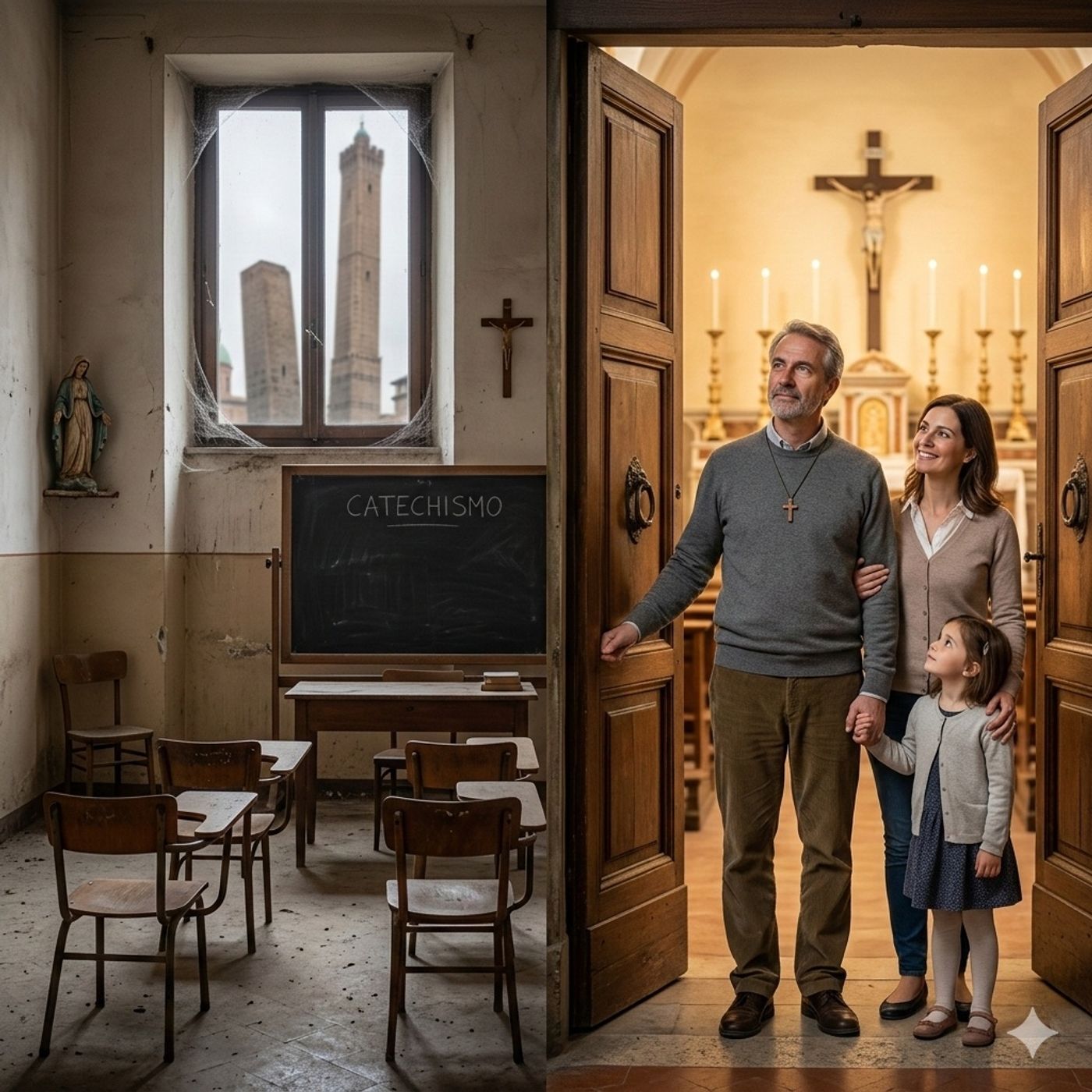 Bologna senza bambini al catechismo: il segno di una Chiesa che deve uscire da sé stessa aprendo anche alla riammissione dei preti sposati episode artwork