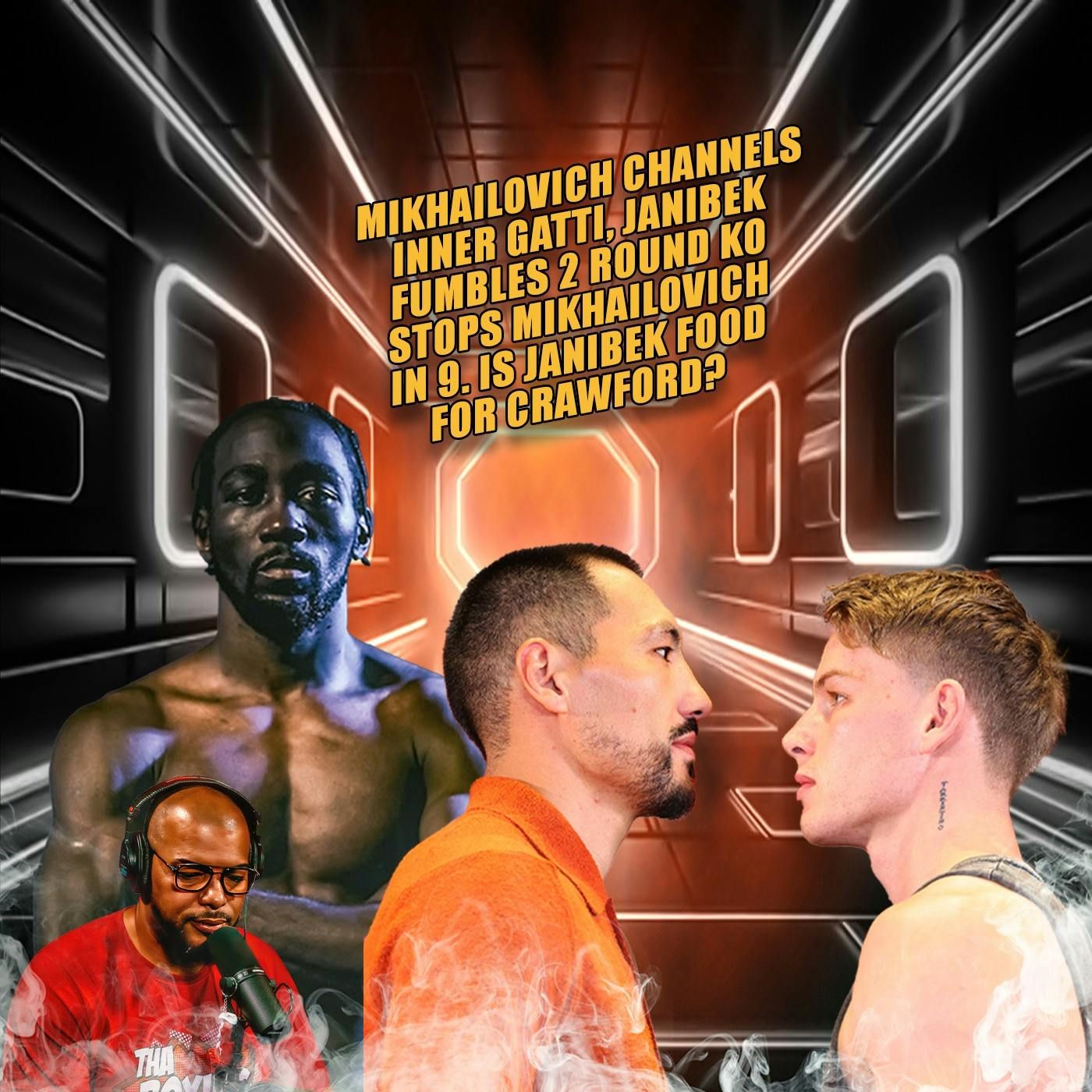 ☎️Janibek Scores 9th Rd TKO❗️ Mikhailovich Channels Inner Gatti, Crawford Vs Alimkhanuly🙏🏽 episode artwork
