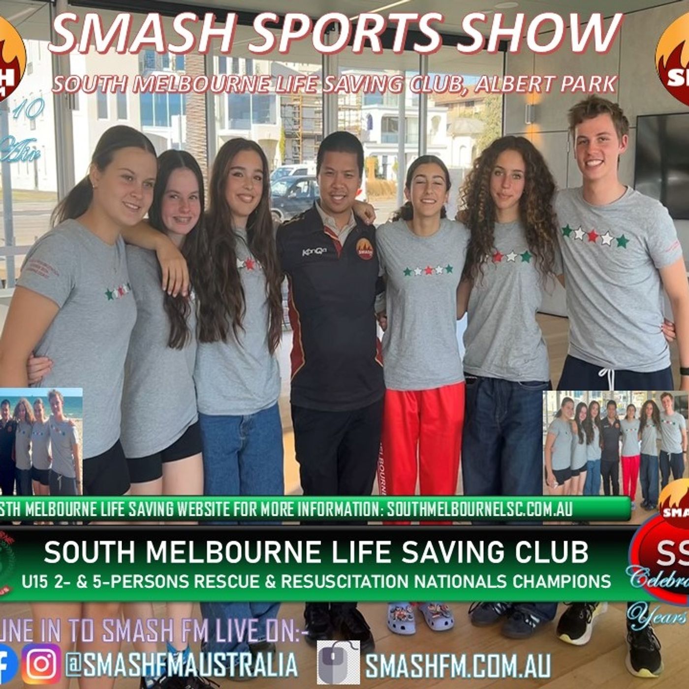 SSS10THYR: South Melbourne Life Saving Club 2024 U15 R&R Nationals Champions Interviews 091224