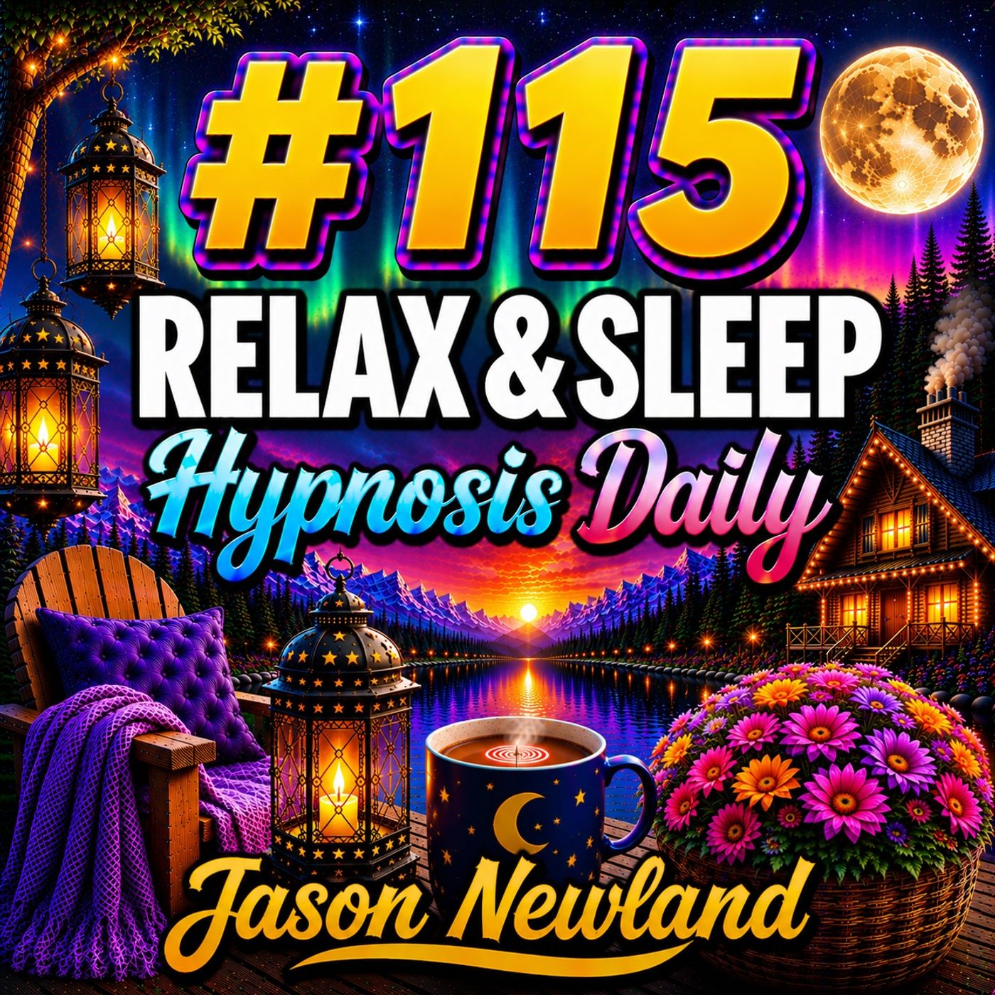 #115 Relax & Sleep Hypnosis Daily - THOUGHT ZAPPER (Jason Newland) episode artwork
