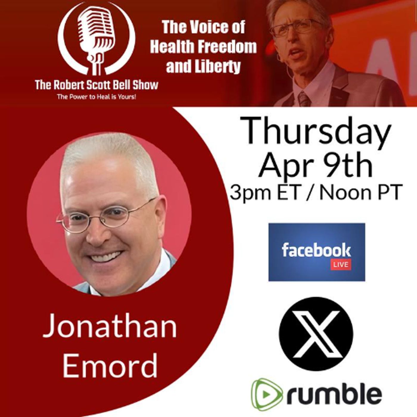 Jonathan Emord, Rob Verkerk, FDA vs Drug Ads, Bible Speech Criminalization, Birthright Citizenship Debate - The RSB Show 4-9-26 episode artwork