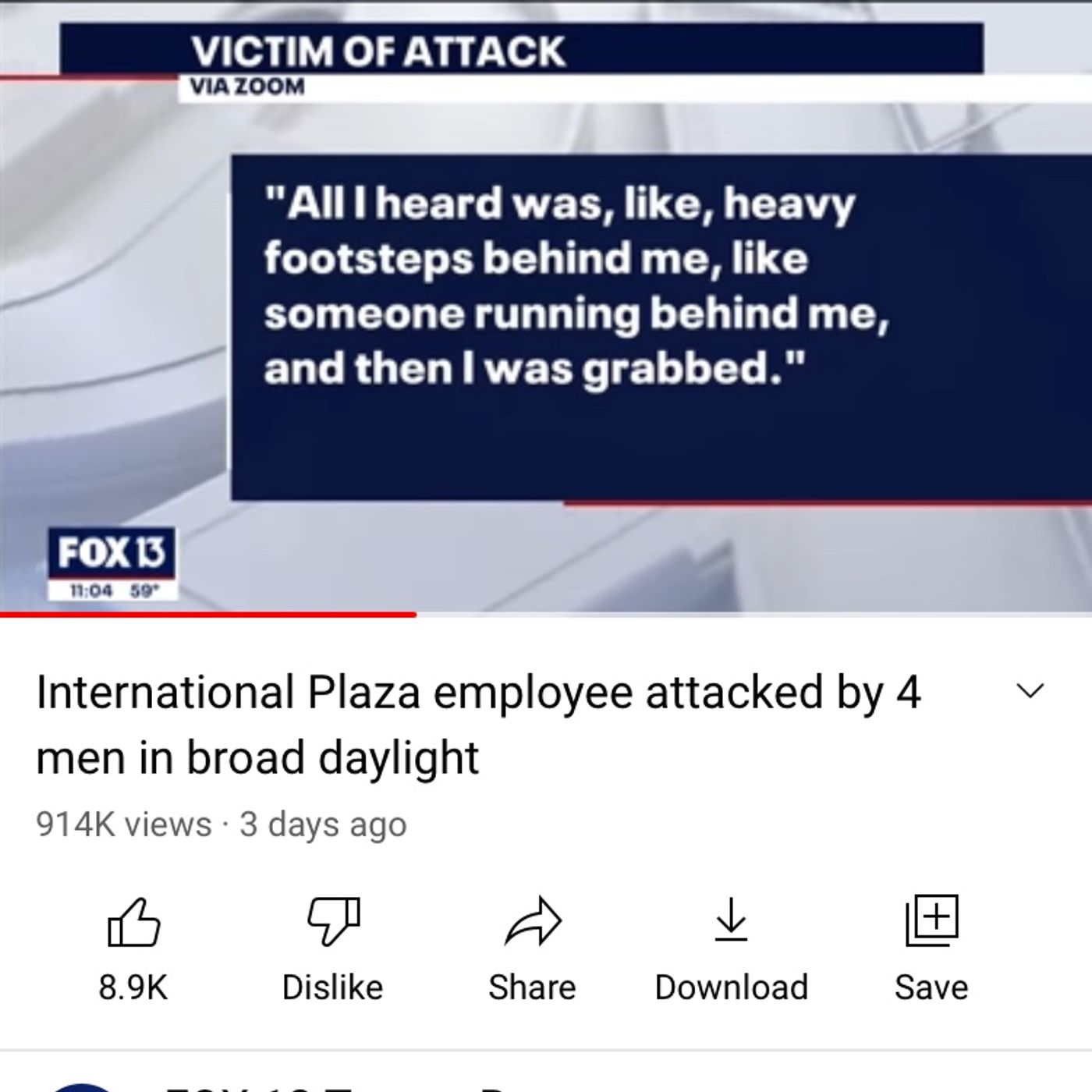International Plaza employee attacked by four men in broad daylight episode artwork