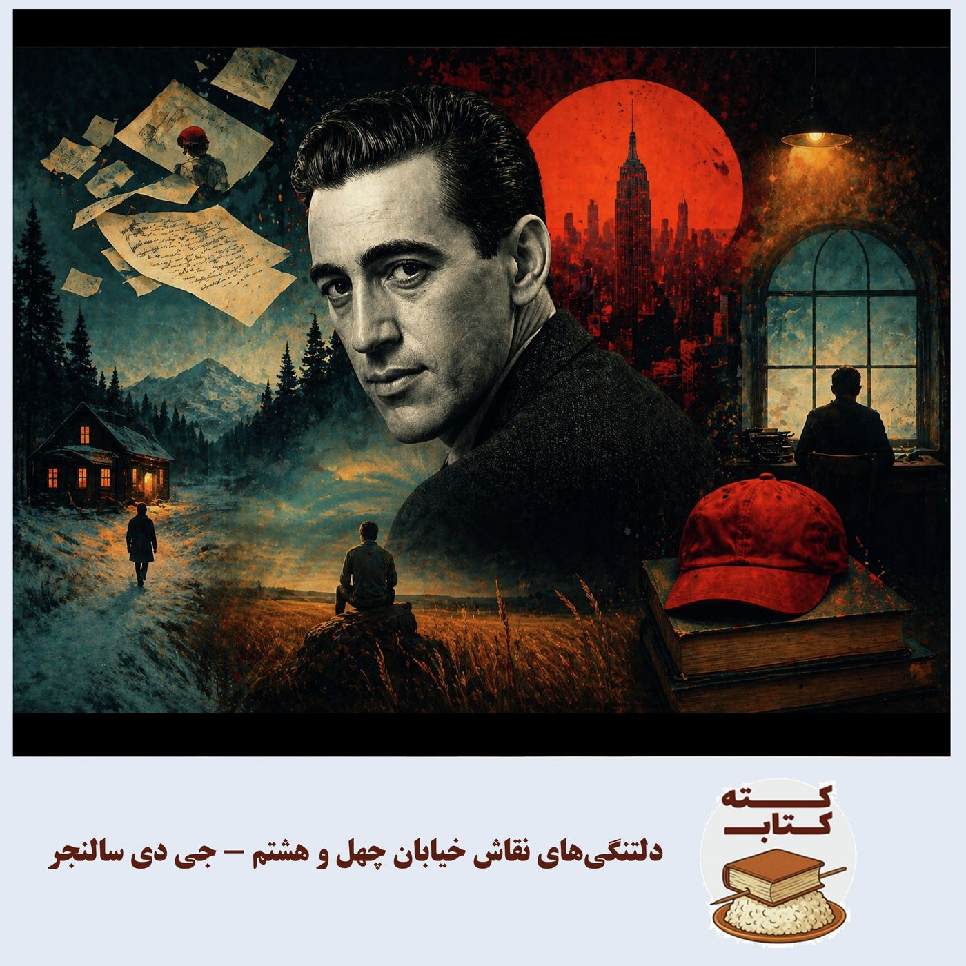 کته کتاب: دلتنگی‌های نقاش خیابان چهل و هشتم - جی دی سالینجر