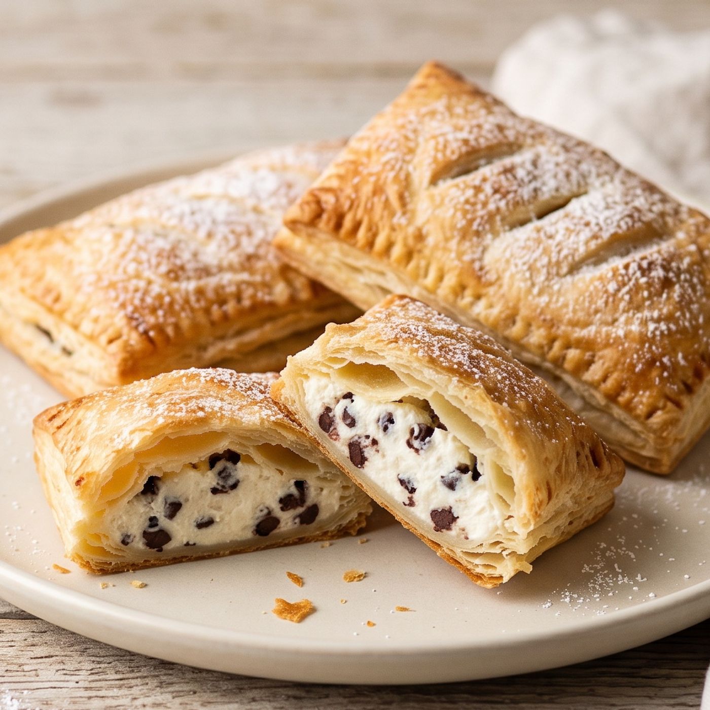 Saccottini veloci ricotta e cioccolato: il trucco per una sfoglia croccante che non si bagna mai! episode artwork