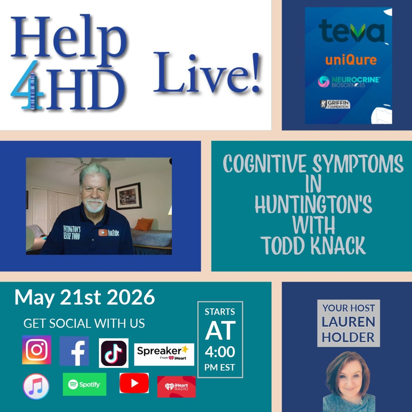 Cognitive Symptoms in HD with Todd Knaack episode artwork