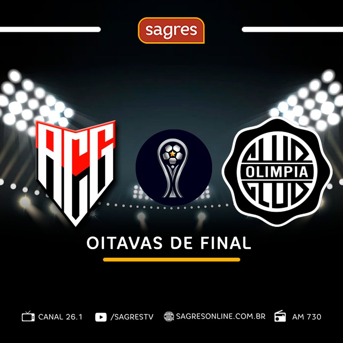 Sul-Americana 2022 - Oitavas de final (volta) - Atlético-GO 2x0 Olimpia, com Vitor Roriz episode artwork