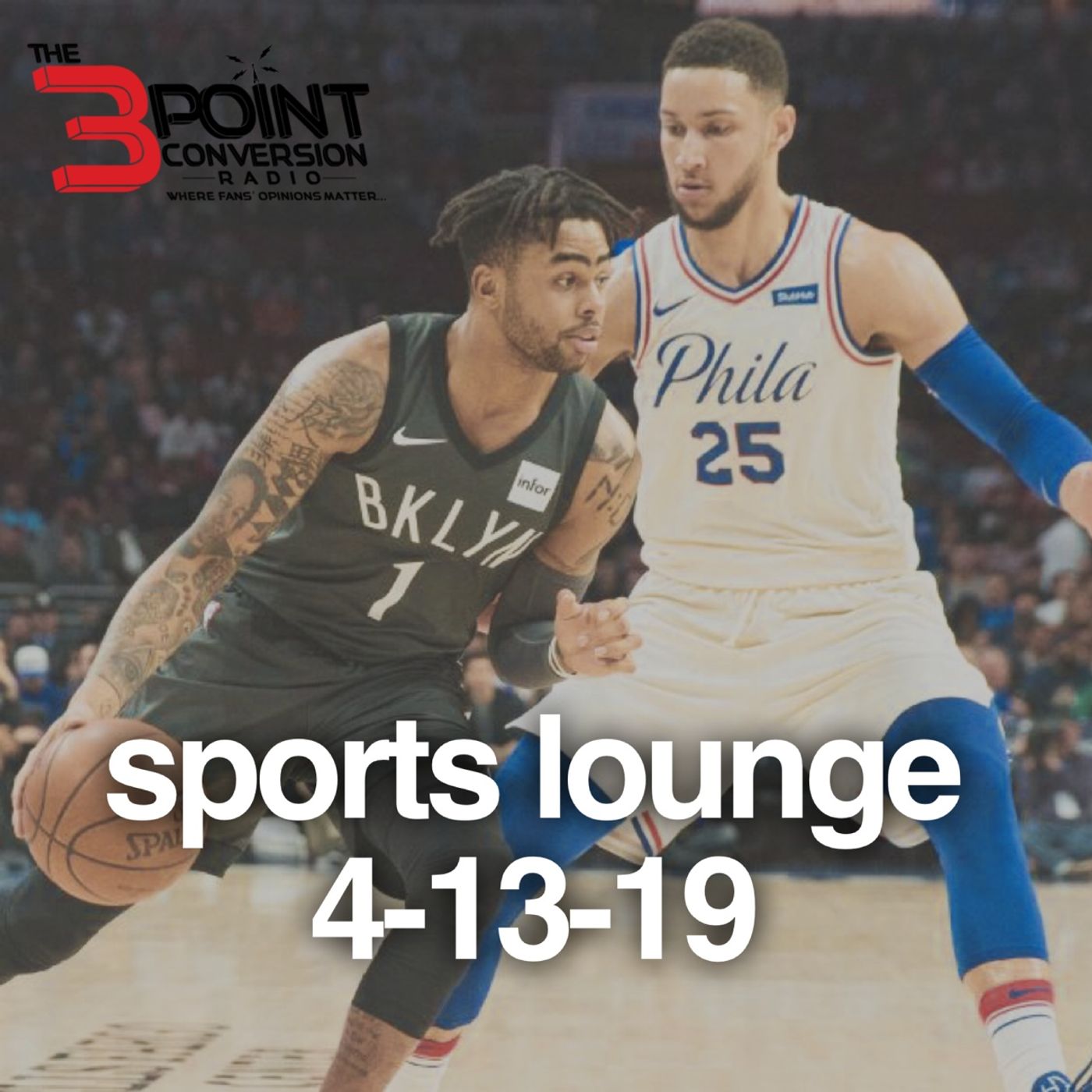 The 3 Point Conversion Sports Lounge- NBA Playoffs, 76ers Roundup, Braves Deal Out, Injury Report episode artwork