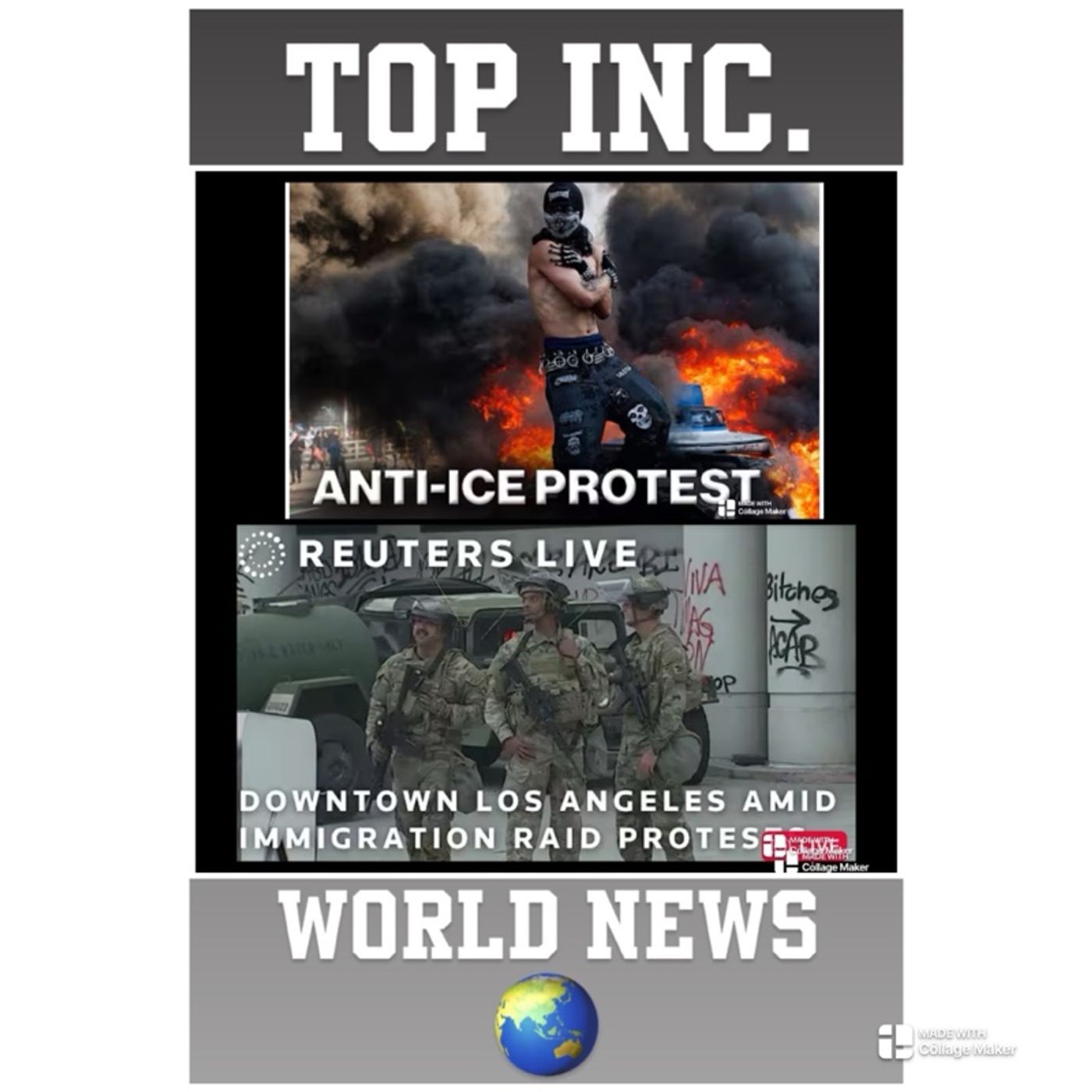 Episode 404 - **TOP INC.”™️ ClubWorld News Report: Los Angeles Immigration Protest & Tennessee Plane Crash”