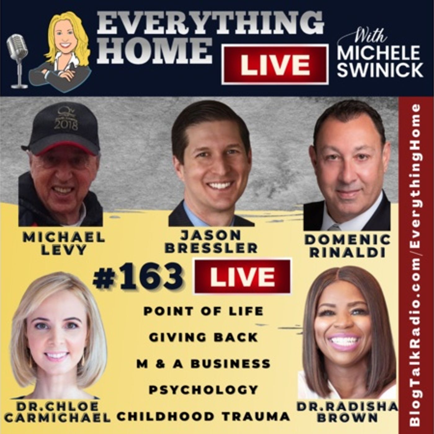 163 LIVE: Point Of Life, Giving Back, M & A Biz, Psychology, Childhood Trauma episode artwork