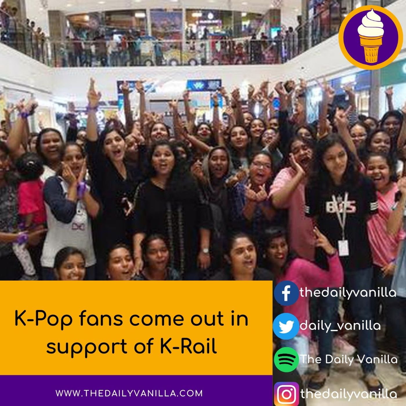 K-Pop fans come out in support of K-Rail K-Pop fans come out in support of K-Rail