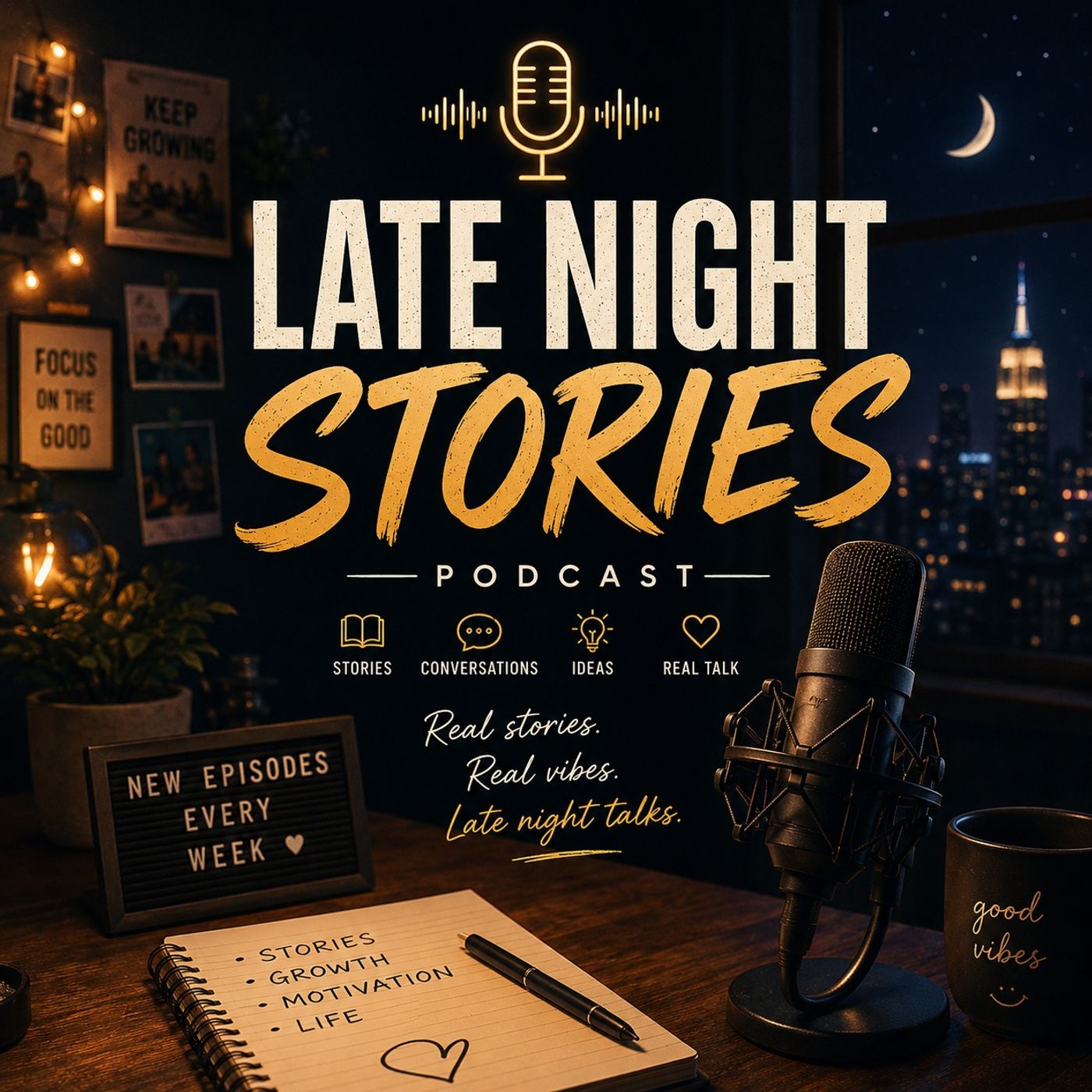 Late Night Stories podcast artwork
