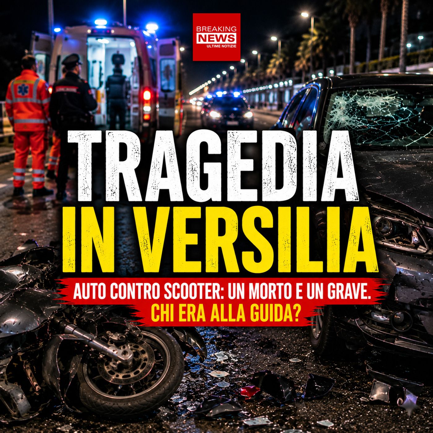 Tragedia in Versilia: morto un ragazzo di 17 anni dopo lo scontro tra scooter e auto episode artwork