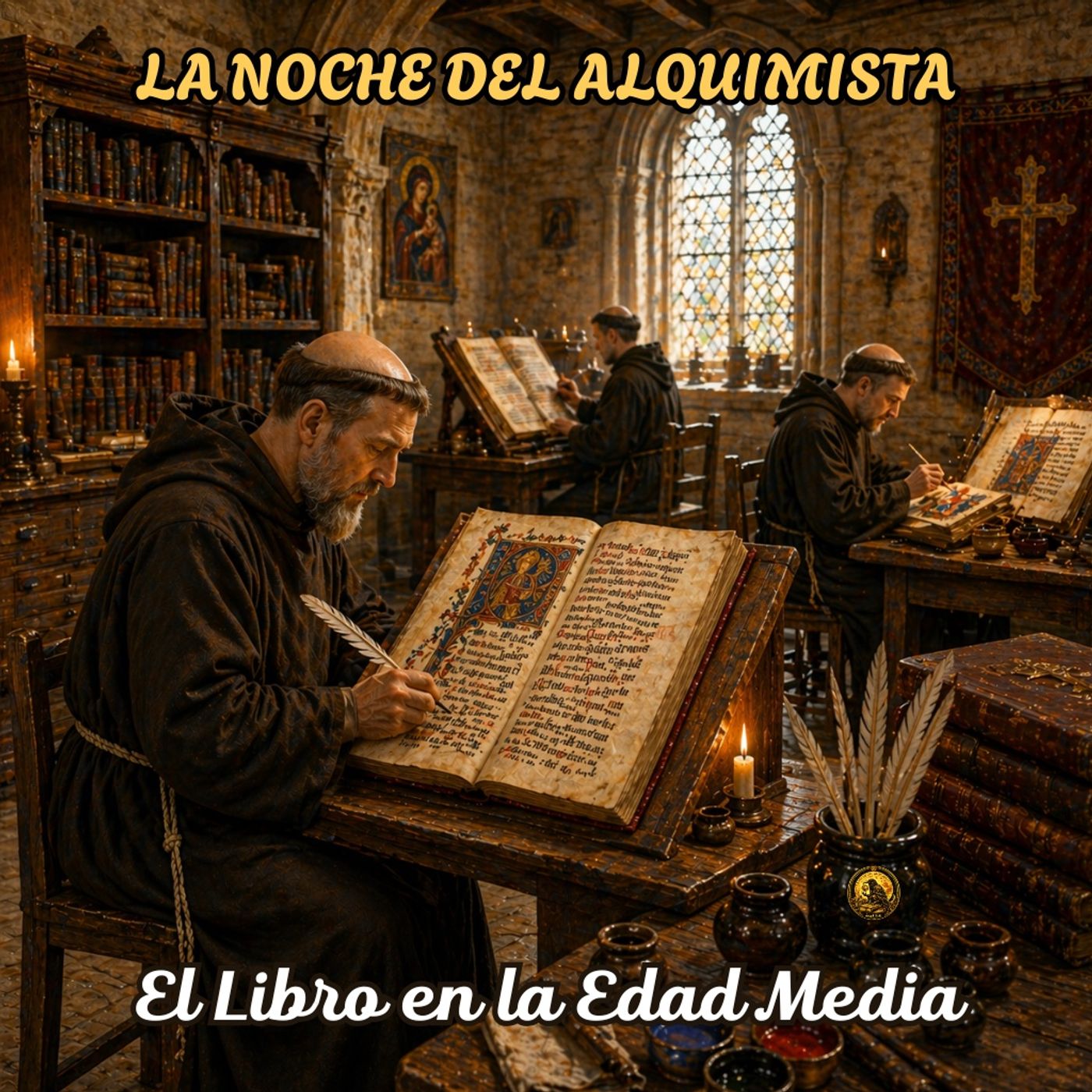 Portada de La Noche Del Alquimista
