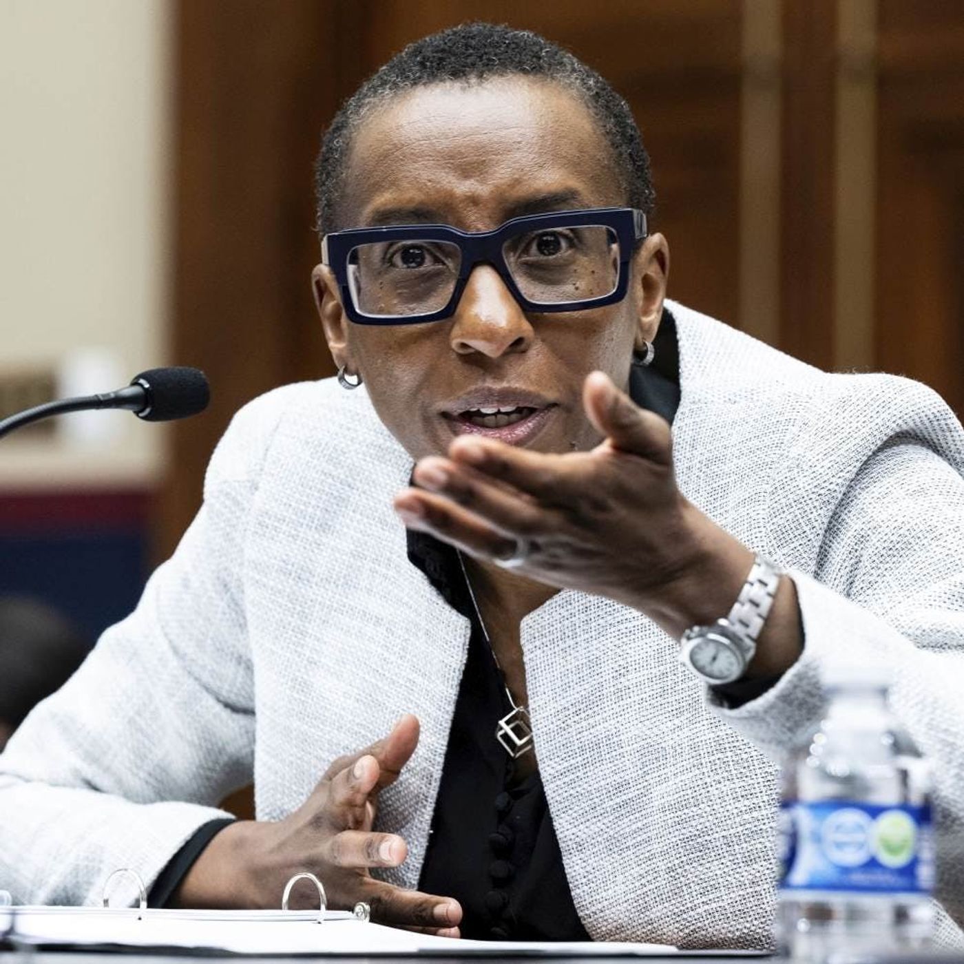 Harvard President Claudine Gay, State of Democracy, Predictions episode artwork