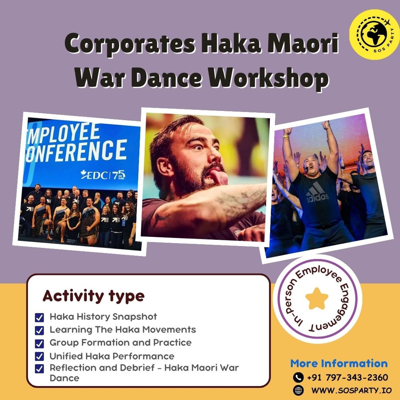 Corporates Haka Maori War Dance Workshop