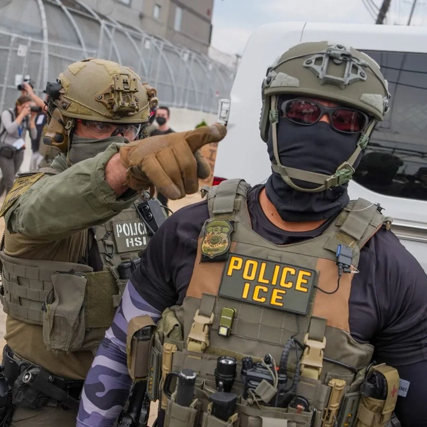 ICE agents to get electric shock gloves. Analyst sees 'intense trouble' episode artwork