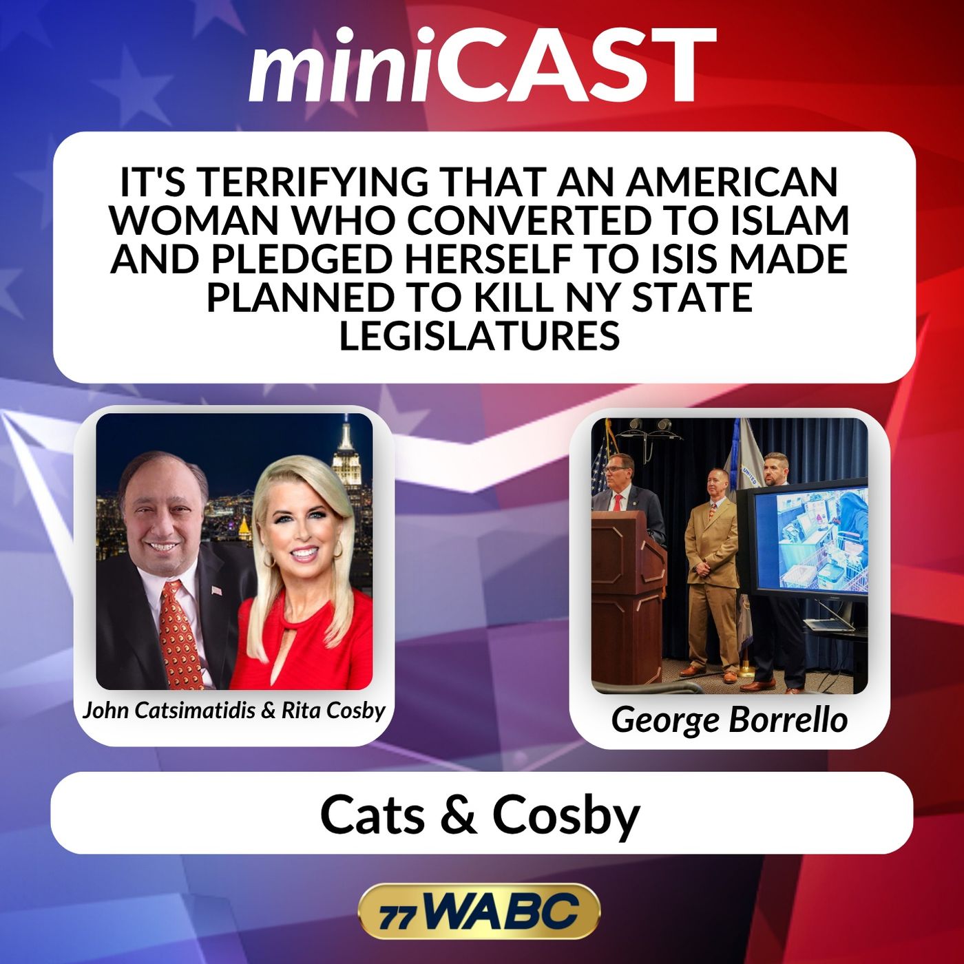 George Borrello: Terrifying that an American Who Converted to Islam and Pledged Herself to ISIS Made Planned to Kill NY State Legislatures episode artwork