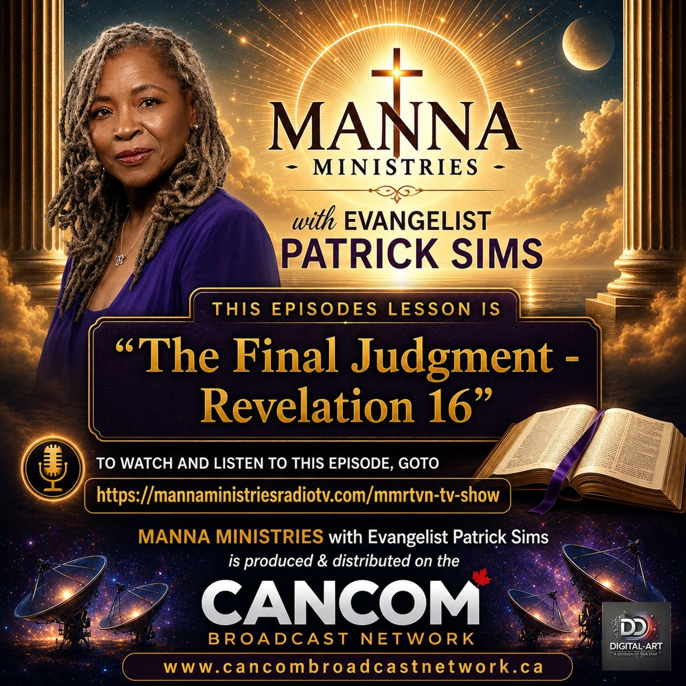 Manna Minsitries with Patrick Sims - Lesson 77 - The Final Judgment - Revelation 16 episode artwork