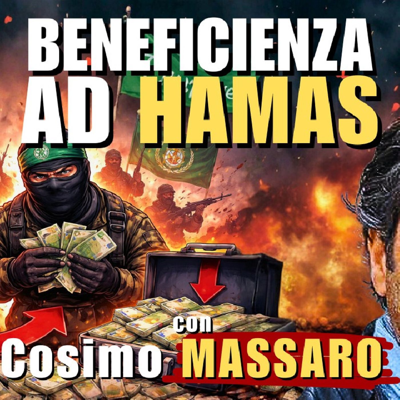 #HAMAS finanziata da ASSOCIAZIONI BENEFICHE: 9 arresti | Il Punt🔴 di Vista di Cosimo MASSARO episode artwork