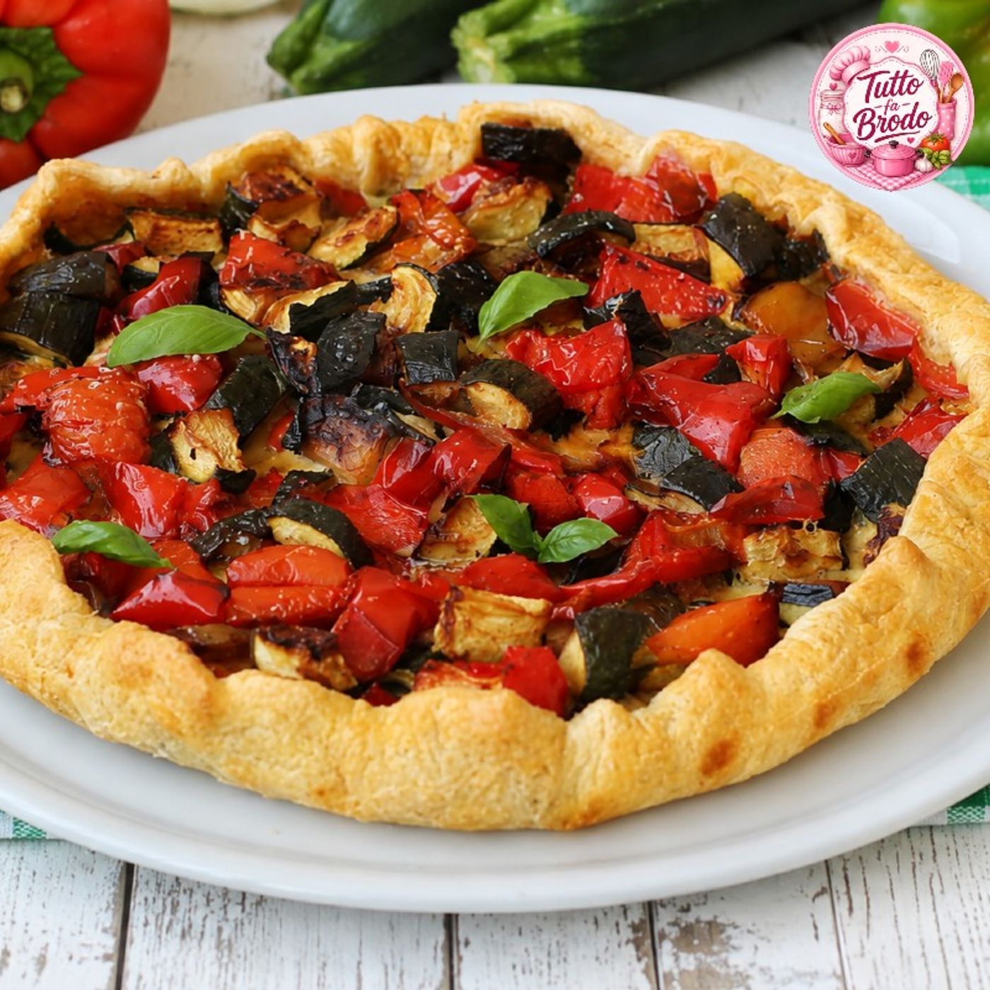 Torta salata con Peperoni e Zucchine: Ricetta Facile e Gustosa episode artwork