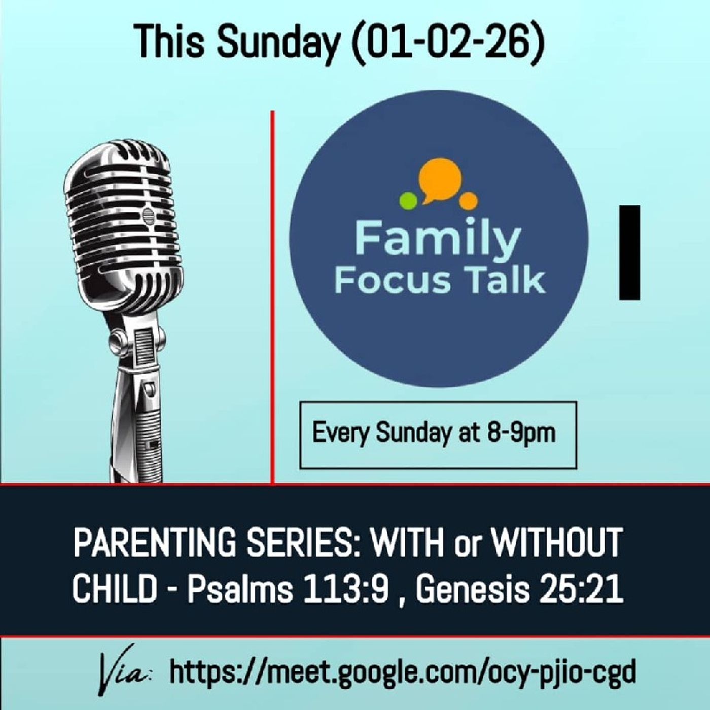 Parenting Series: With or Without Child (01-02-26) On Family Focus Talk episode artwork