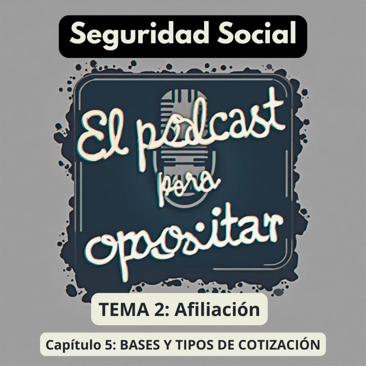Oposiciones Seguridad Social. Tema 2: Afiliación. Capítulo 5: Bases y Tipos de Cotización episode artwork