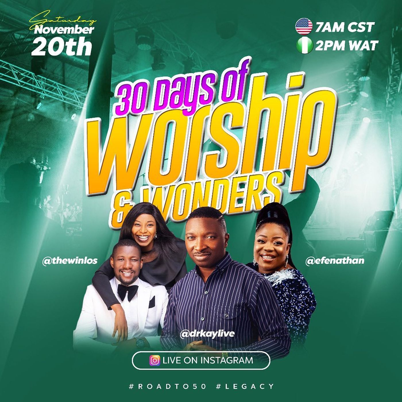 Day 30 (Finale) | Dr.Kay with Efe Nathan & The Winlos | 30 Days of Worship & Wonders episode artwork