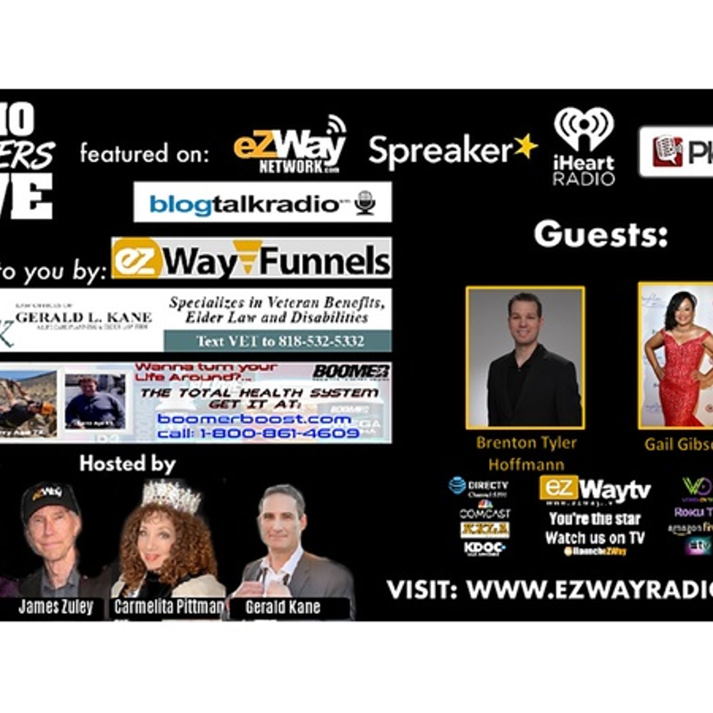 Radio Boomers Live 2/3/20 S:8; EP:73; FEAT: BRENTON TYLER HOFFMANN, GAIL GIBSON episode artwork