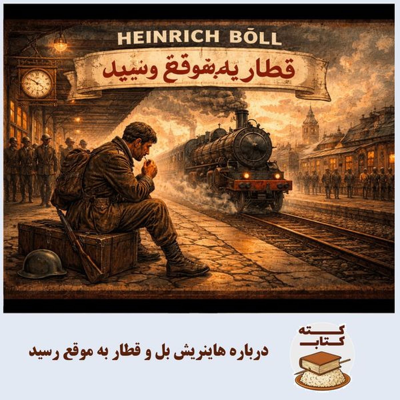 کته کتاب: درباره هاینریش بُل و قطار به موقع رسید